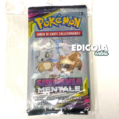 Packs simples Pokémon ITA scellés - 3 cartes de jeu d'extension en italien