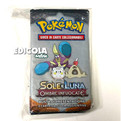 Packs simples Pokémon ITA scellés - 3 cartes de jeu d'extension en italien