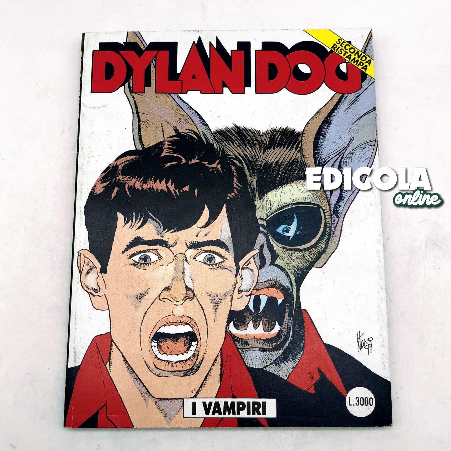 Lot de bandes dessinées DYLAN DOG Deuxième série de réimpression Séquence incomplète Bonelli