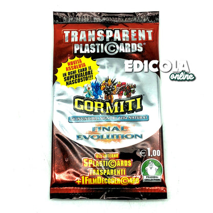 Bustina Sigillata di GORMITI - FINAL EVOLUTION - TRASPARENT PLASTICARDS