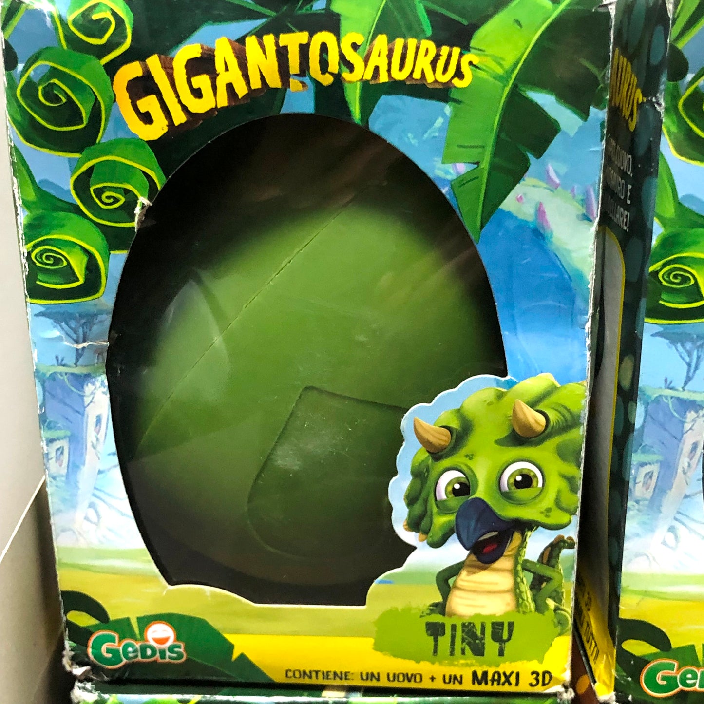 Uova dei Gigantosautus - maxi dinosauro 3D da ricreare con la pasta da modellare!