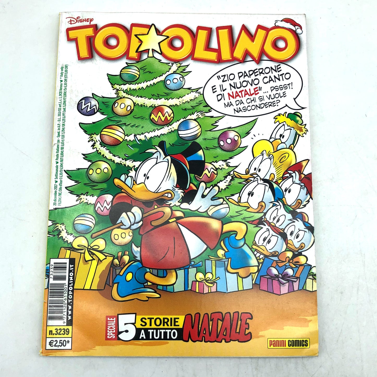 Lot de bandes dessinées Mickey Mouse, collection spéciale, livret dédié à Noël (variante)
