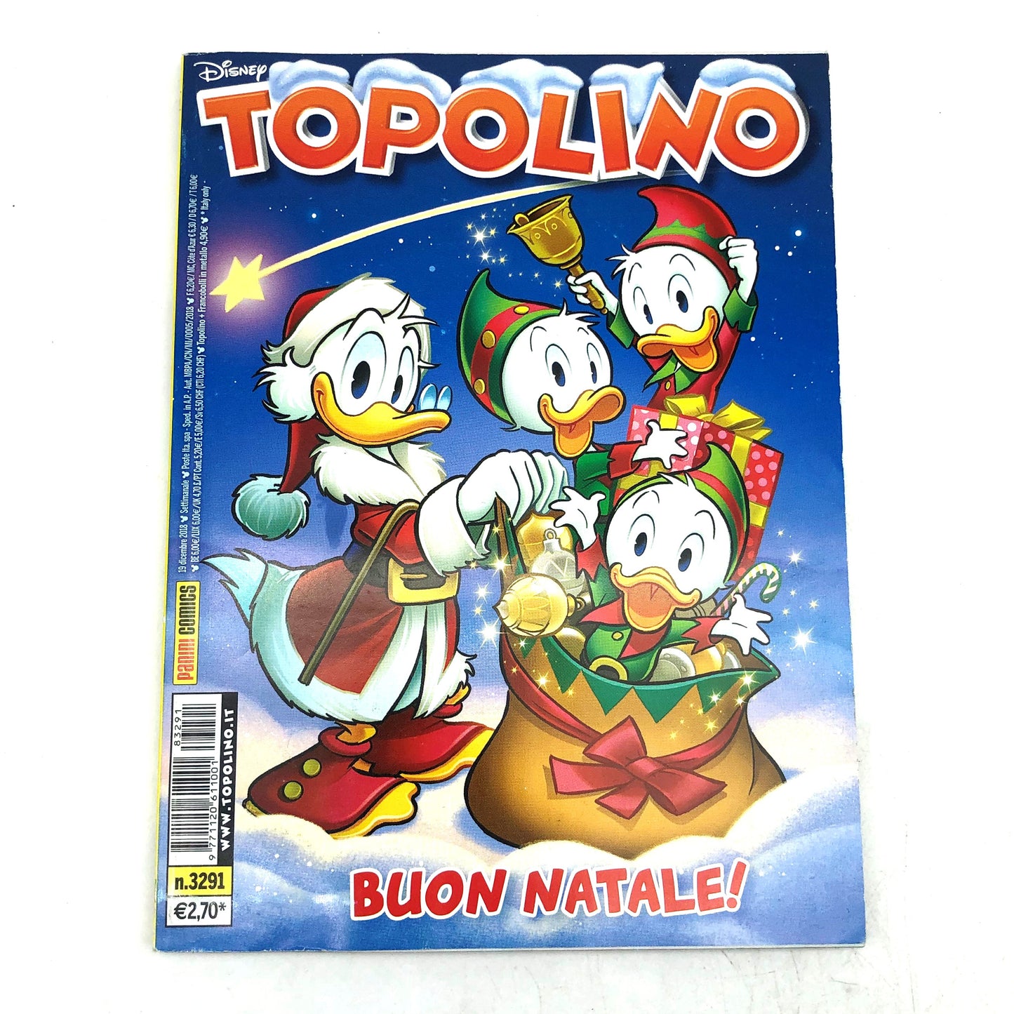 Lot de bandes dessinées Mickey Mouse, collection spéciale, livret dédié à Noël (variante)