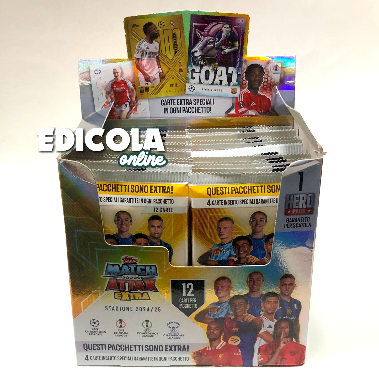 Pack de 12 cartes Topps - Match Attax 24/25 - Cartes à collectionner