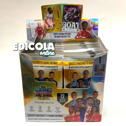 Pack de 12 cartes Topps - Match Attax 24/25 - Cartes à collectionner