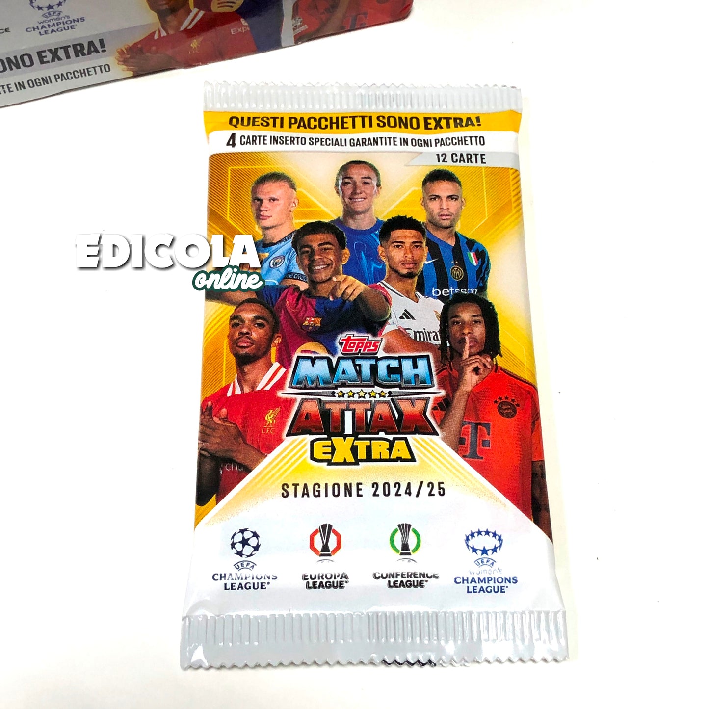 Pack de 12 cartes Topps - Match Attax 24/25 - Cartes à collectionner