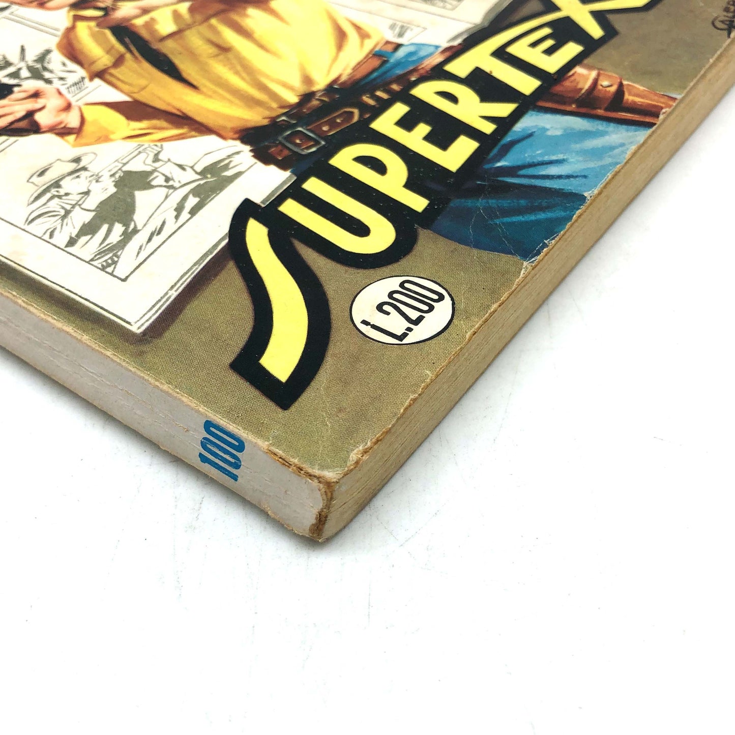 TEX SuperTex n 100 Original First Edition 200 Lire Sonderfarbausgabe