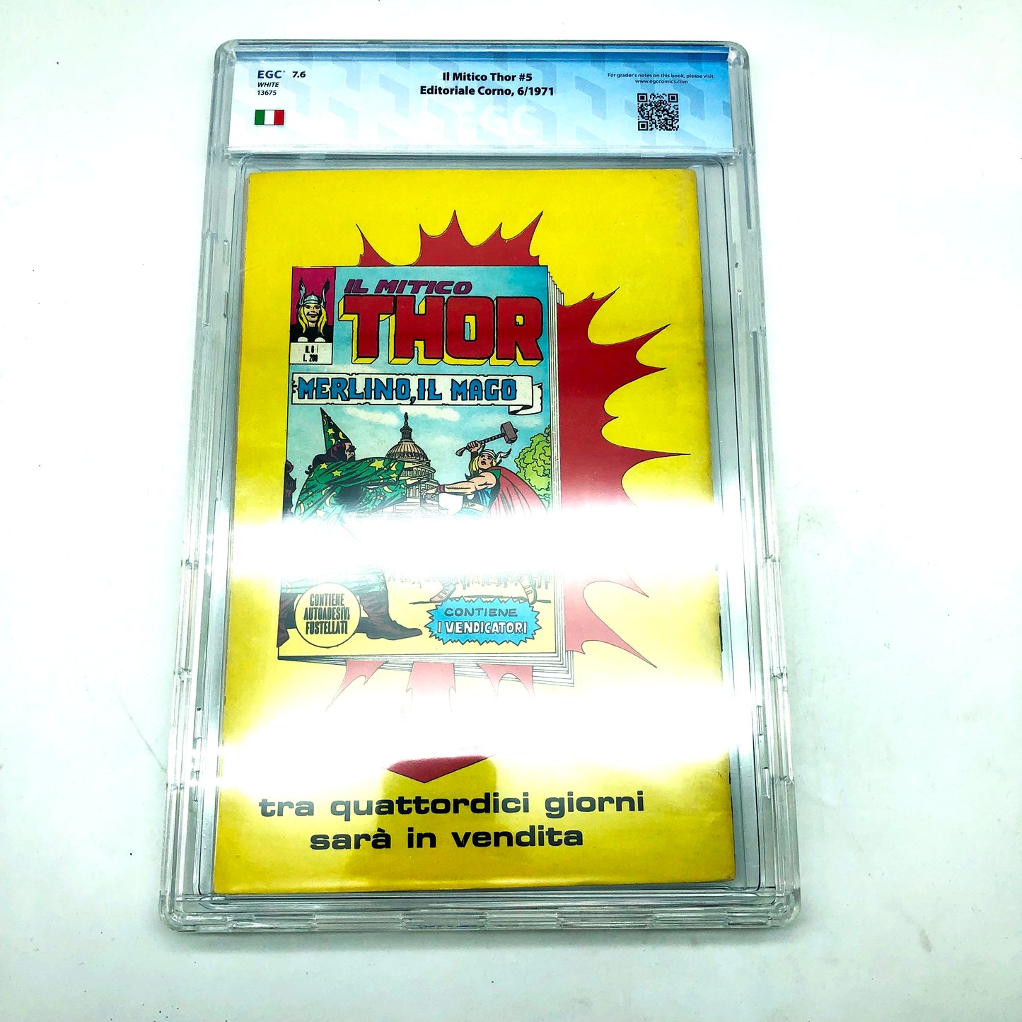 Bandes dessinées classées EGC : Le mythique THOR #5 - Les Avengers - Editoriale Corno (1971) ORIGINAL !!!