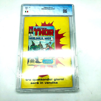 Bandes dessinées classées EGC : Le mythique THOR #5 - Les Avengers - Editoriale Corno (1971) ORIGINAL !!!