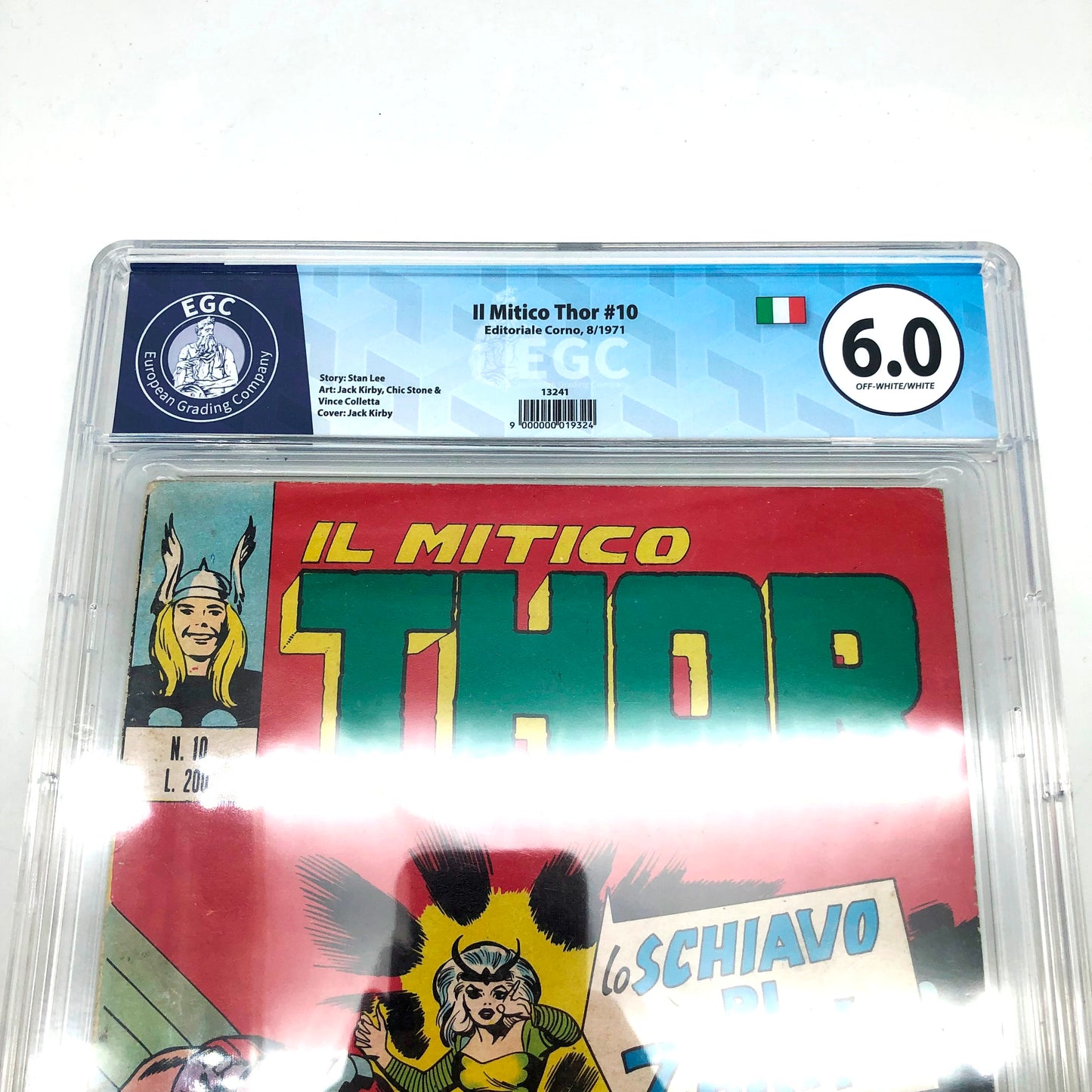 Fumetti Gradati EGC : Il Mitico THOR #10 - Lo schiavo di Zarko - Editoriale Corno (1971) ORIGINALE !!!