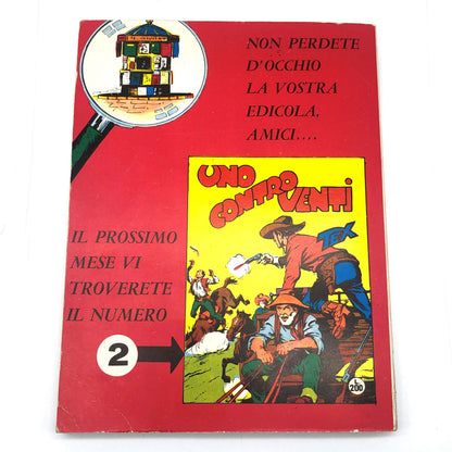 Fumetto Tex Willer Tre Stelle numero n.1 LA MANO ROSSA Originale £ 200 Lire 1964