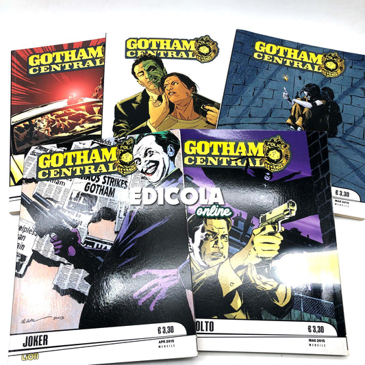 Serie da 1 a 5 - GOTHAM CENTRAL - DC Black and White RW Lion