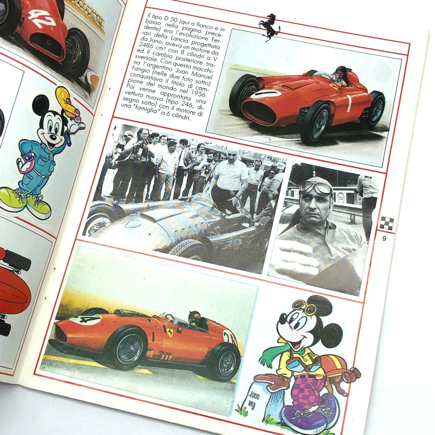 Album Completo FERRARI - Allegato di Topolino