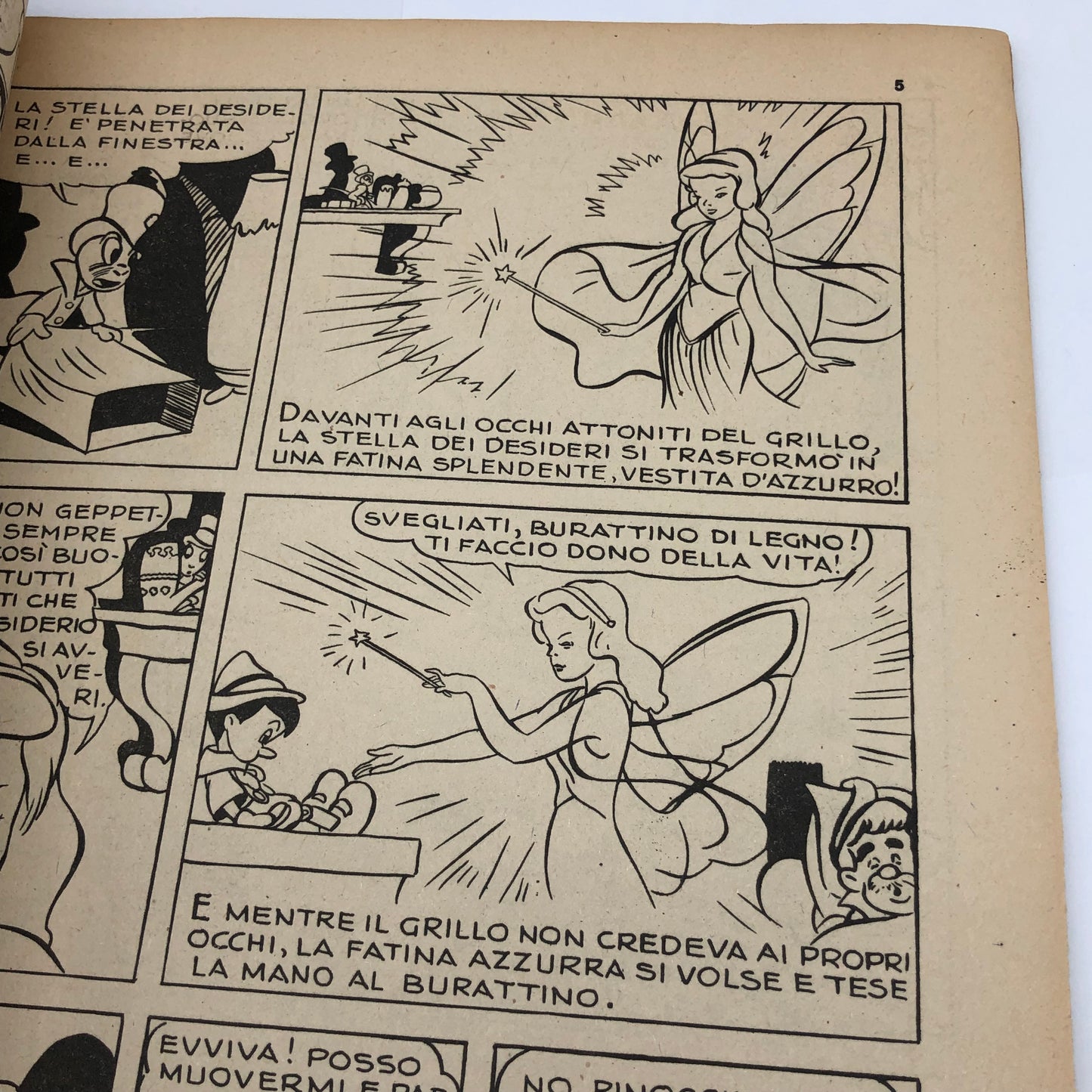 Le meravigliose avventure di pinocchio - Albo d'oro n. 32 del 1946