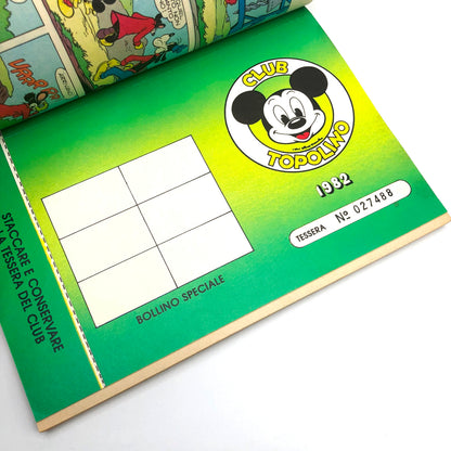 Topolino libretto 1364 - del 1982 completo di 8 Figurine ALFA ROMEO + Tessera del CLUB