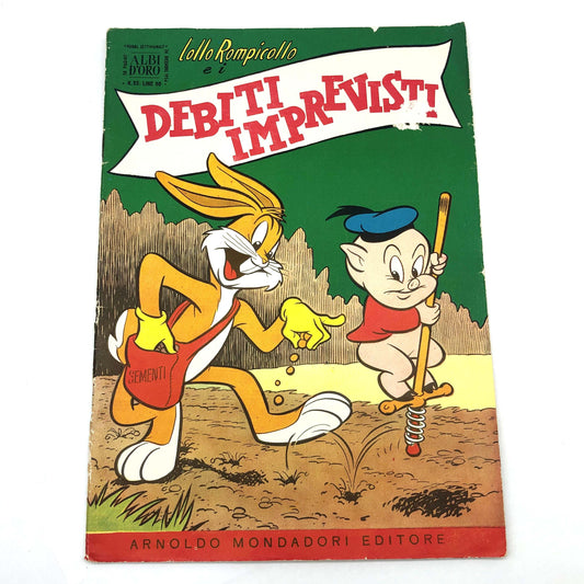 Comic ALBI D'ORO n. 52 of 26.12.1954 - Lollo Rompicollo and the Unexpected Debts