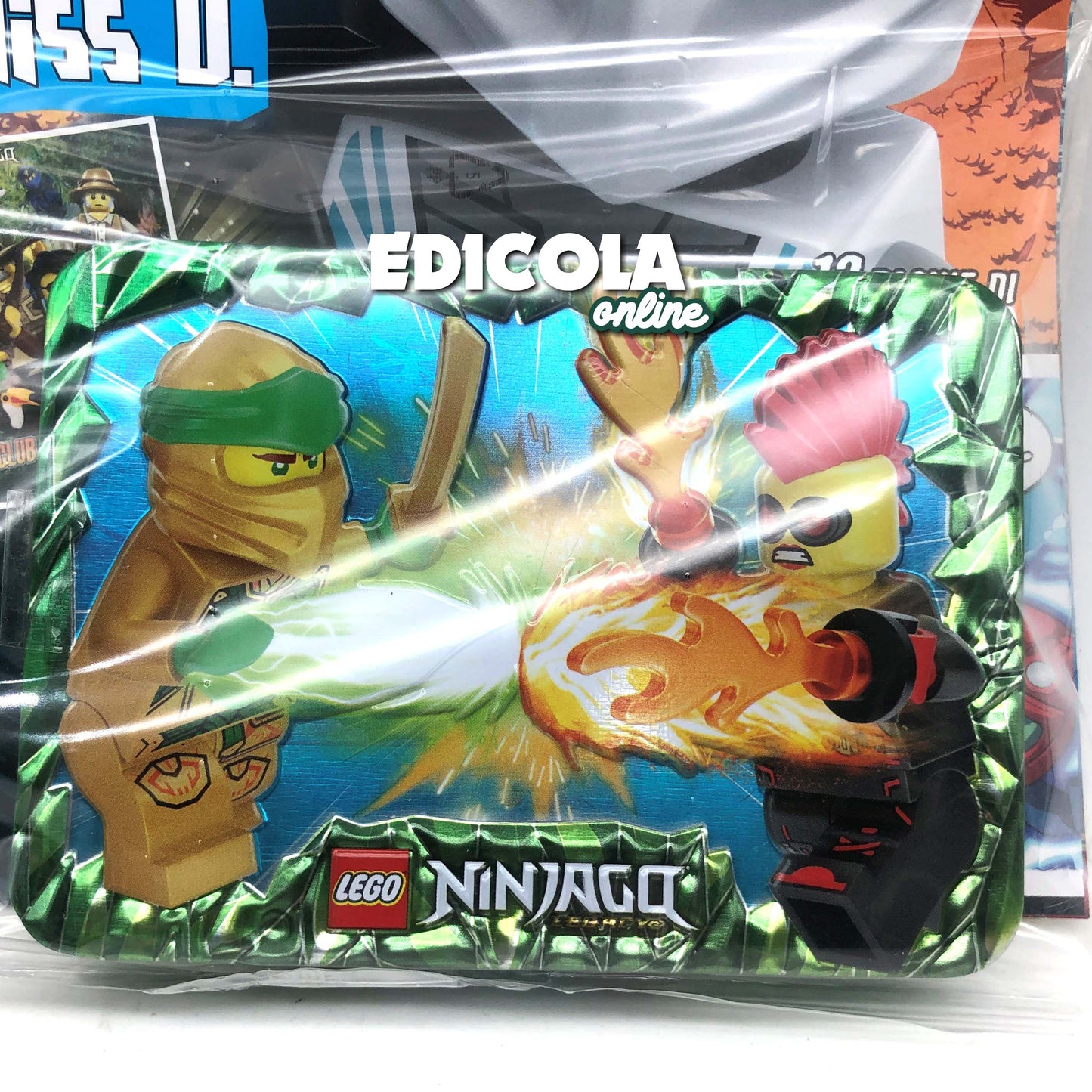 Rivista LEGO NINJAGO LEGACY n.8 - Lattina con 2 2 GIOCHI:  LLOYD vs. MISS D.