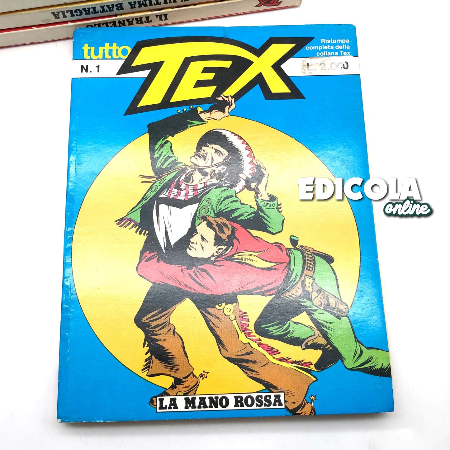 Comics All TEX WILLER Complete Reprint from n 1 to 14 The Red Hand Used lot
