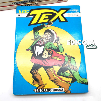 Comics All TEX WILLER Complete Reprint from n 1 to 14 The Red Hand Used lot