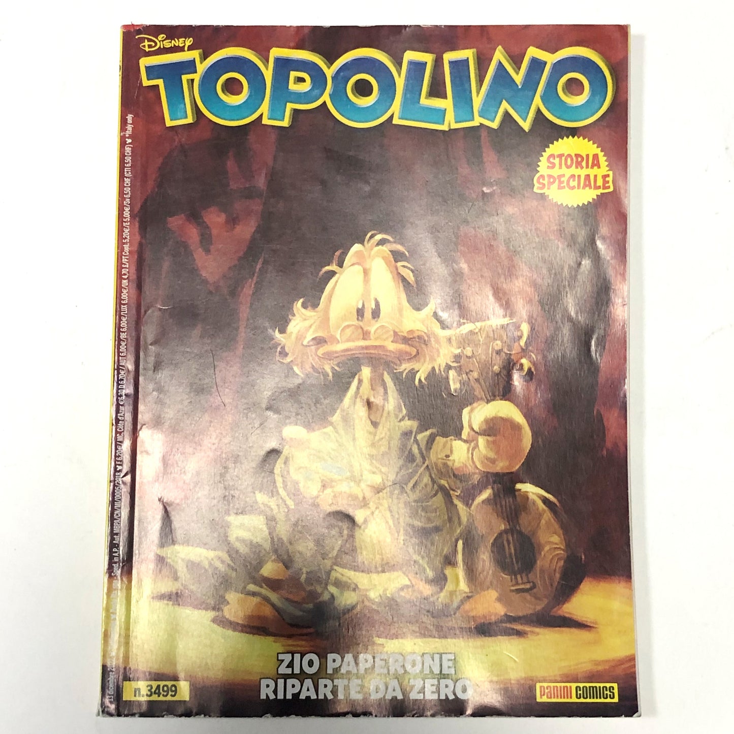Set 4 Fumetti TOPOLINO e la SPADA di GHIACCIO Serie Completa 3497 3498 3499 3500