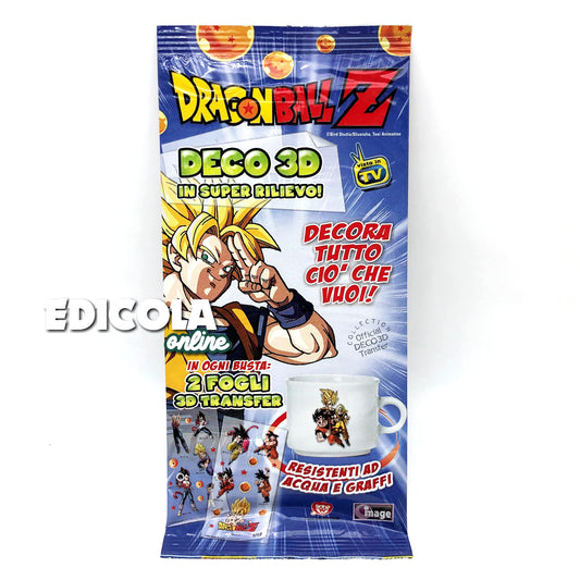 Sachet de décoration Dragon Ball 3D (contient 2 feuilles de transfert 3D)