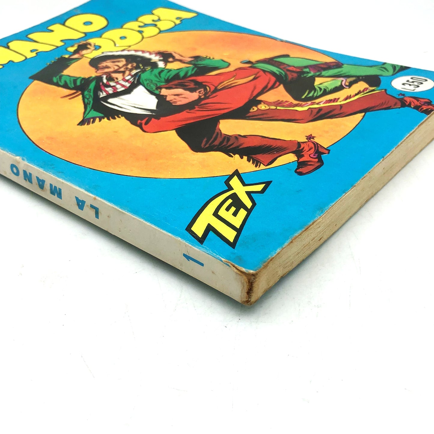 Fumetto Tex Willer numero n. 1 LA MANO ROSSA Originale £ 350 Lire 1964 Aut 2926 (Difetto sul retro)