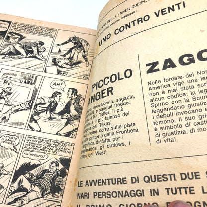 Fumetto Tex Willer numero n. 1 LA MANO ROSSA Originale £ 350 Lire 1964 Aut 2926 (Difetto sul retro)