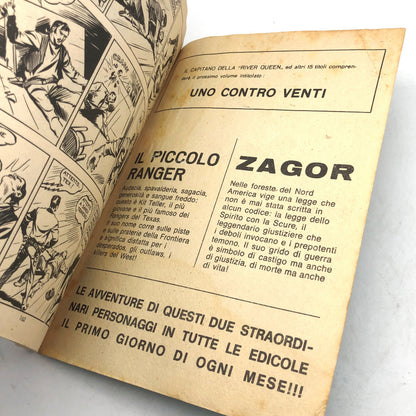 Fumetto Tex Willer numero n. 1 LA MANO ROSSA Originale £ 350 Lire 1964 Aut 2926 (Difetto sul retro)