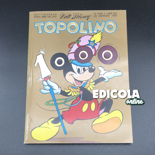 MICKEY MOUSE Comic Nr. 3000 Sammlerstück Variante Gold Gold Cover Seltenes Cover