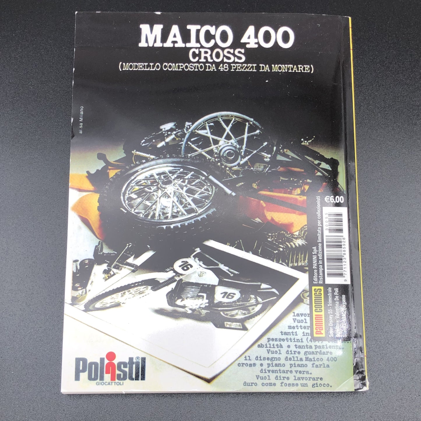 Fumetto TOPOLINO n. 1000 da Collezione Variant Oro Gold Cover Copertina Raro