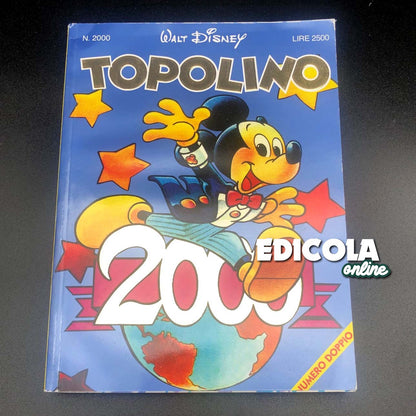 Fumetto TOPOLINO n. 2000 da Collezione Variant Oro Gold Cover Copertina Raro