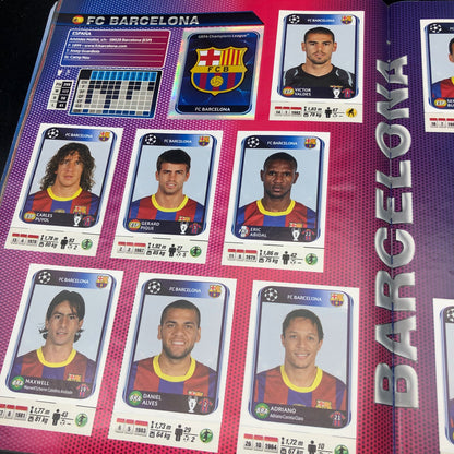 Album complet de stickers joueurs de football Panini LIGUE DES CHAMPIONS 2009-10 UEFA 2010