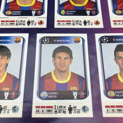 Album complet de stickers joueurs de football Panini LIGUE DES CHAMPIONS 2009-10 UEFA 2010