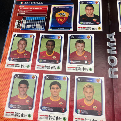 Album complet de stickers joueurs de football Panini LIGUE DES CHAMPIONS 2009-10 UEFA 2010