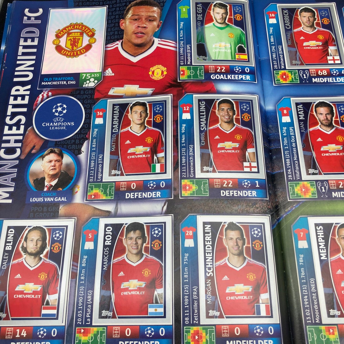 Album complet de stickers joueurs de football LIGUE DES CHAMPIONS 2016-17 Topps UEFA 2017