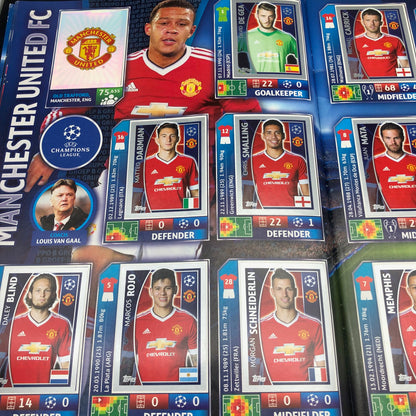 Album complet de stickers joueurs de football LIGUE DES CHAMPIONS 2016-17 Topps UEFA 2017