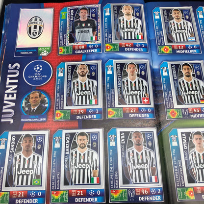 Album complet de stickers joueurs de football LIGUE DES CHAMPIONS 2016-17 Topps UEFA 2017