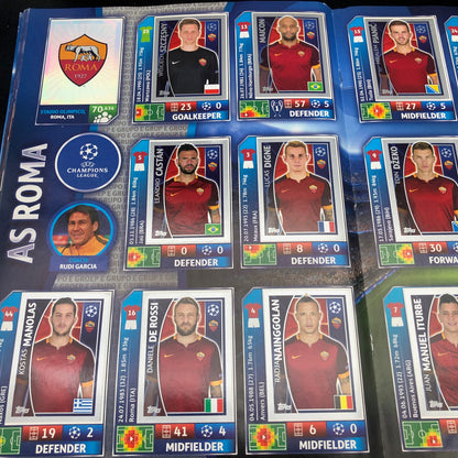 Album complet de stickers joueurs de football LIGUE DES CHAMPIONS 2016-17 Topps UEFA 2017