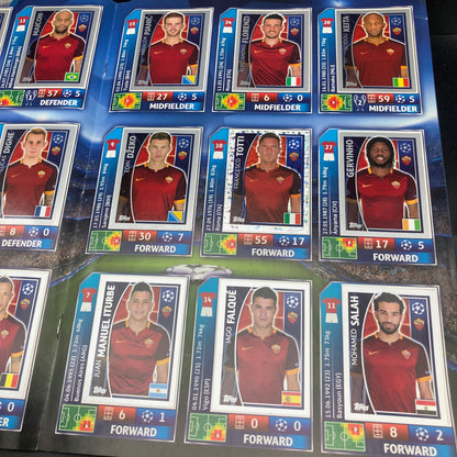 Album complet de stickers joueurs de football LIGUE DES CHAMPIONS 2016-17 Topps UEFA 2017