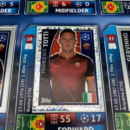 Album complet de stickers joueurs de football LIGUE DES CHAMPIONS 2016-17 Topps UEFA 2017