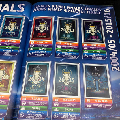 Album complet de stickers joueurs de football LIGUE DES CHAMPIONS 2016-17 Topps UEFA 2017
