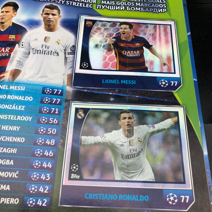 Album complet de stickers joueurs de football LIGUE DES CHAMPIONS 2016-17 Topps UEFA 2017