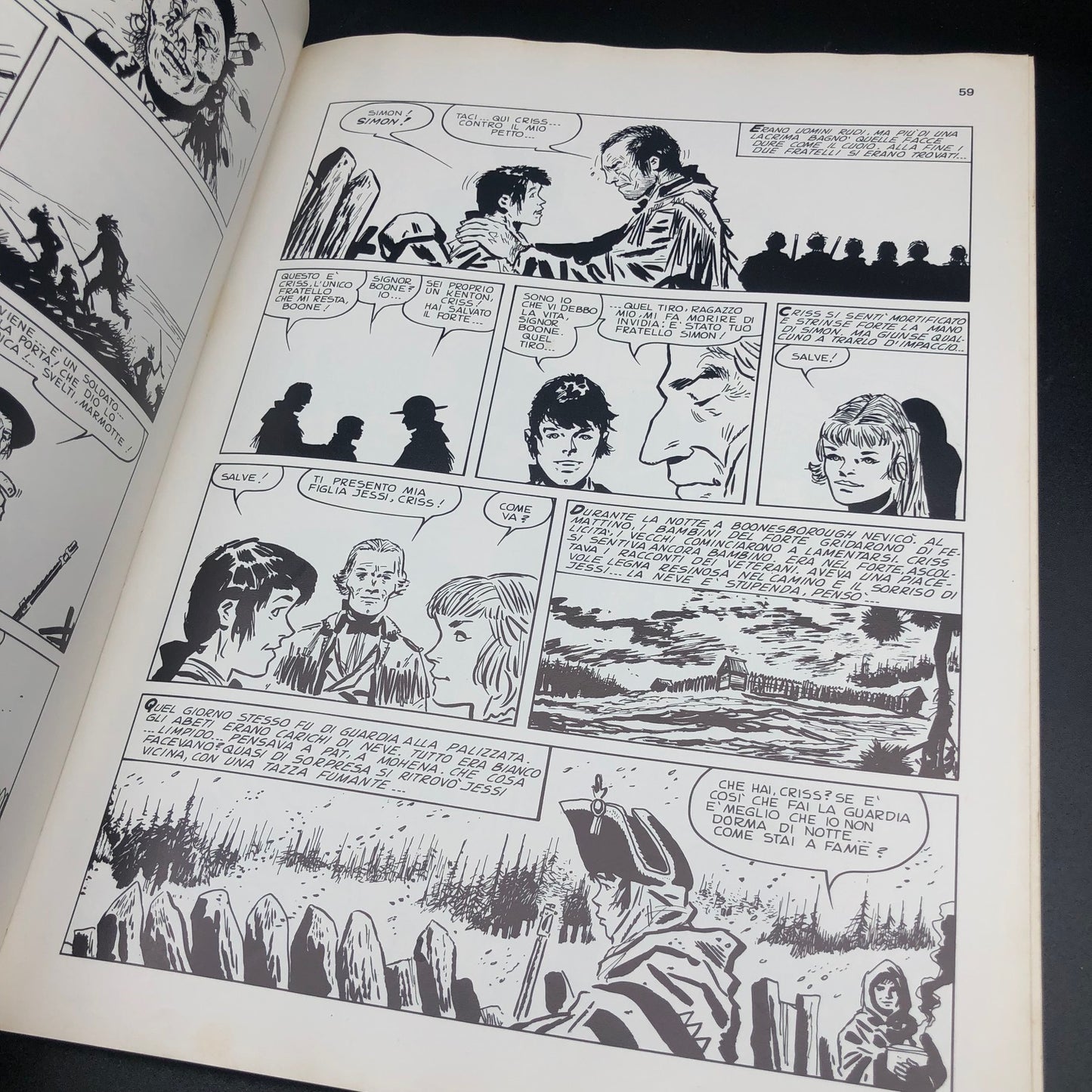 Fumetto Hugo Pratt - FORT WHEELING (Prima Edizione 1979)