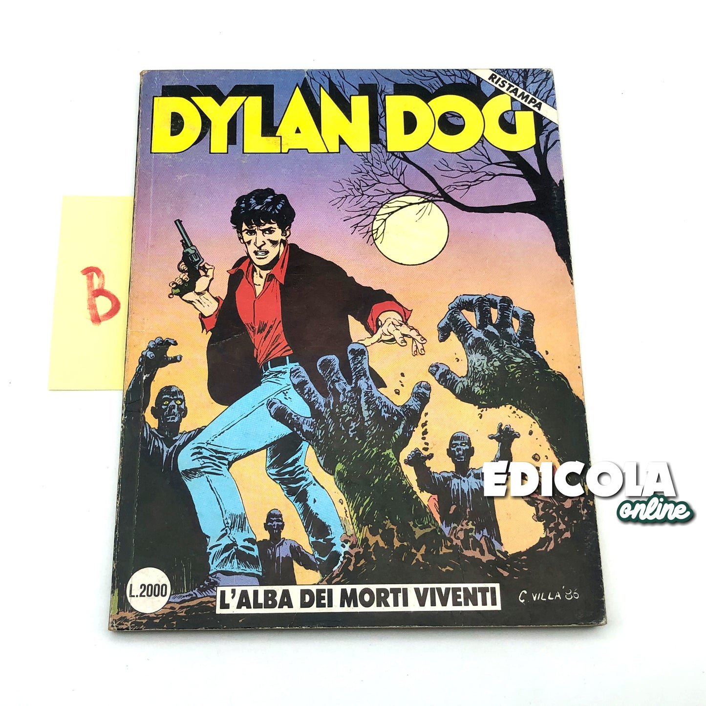 DYLAN DOG bande dessinée n. 1L'aube des morts (réimpression)