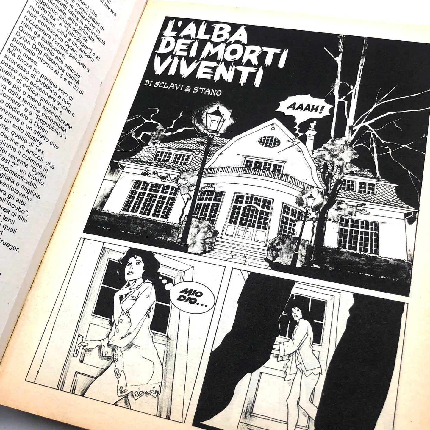 DYLAN DOG bande dessinée n. 1L'aube des morts (réimpression)