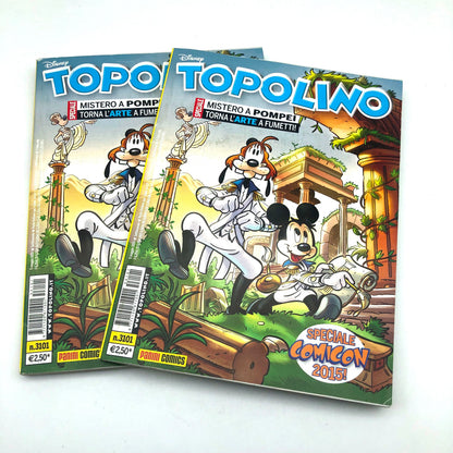 Livret Mickey Mouse 3101 - Édition spéciale Comicon 2015 (Histoire de Mickey Mouse à Pompéi)