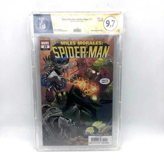 Fumetti Gradati EGC : Miles Morales Spider-Man #19 - Autografato da Federico Vicentini - EGC 9.7 - Prima edizione 2024