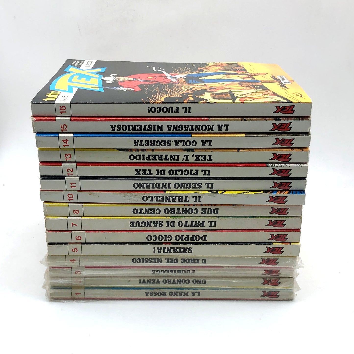 Comics All TEX WILLER Complete Reprint from n 1 to 14 The Red Hand Used lot