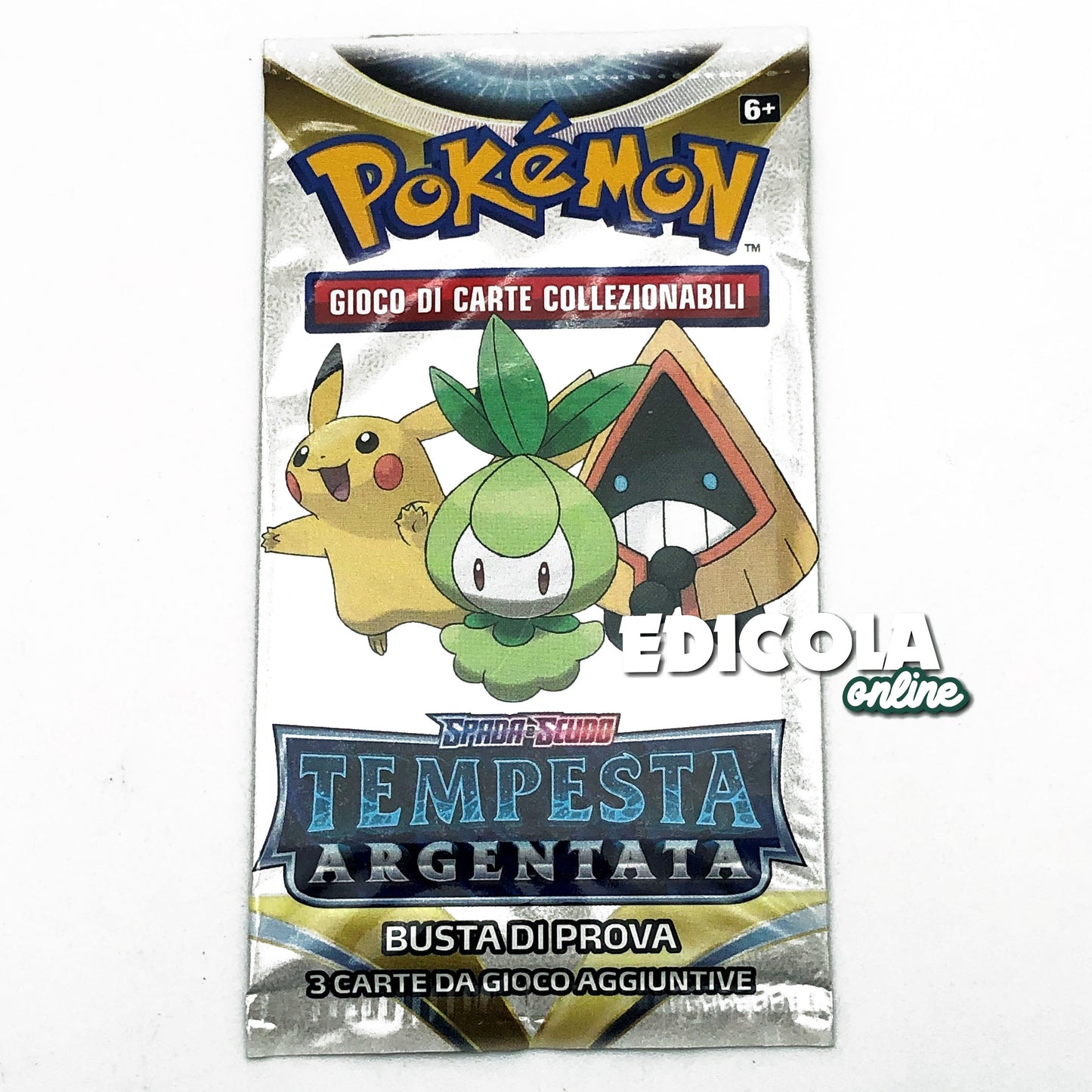 Packs simples Pokémon ITA scellés - 3 cartes de jeu d'extension en italien