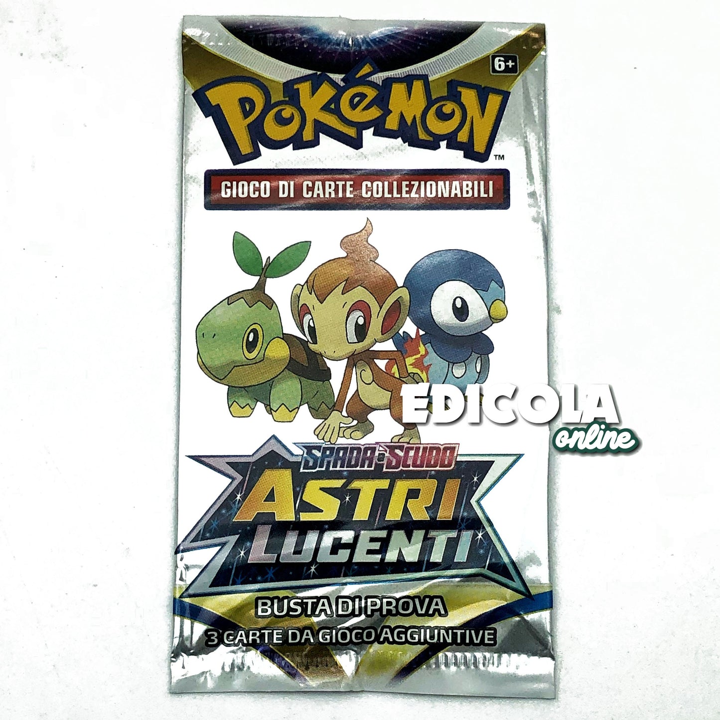 Packs simples Pokémon ITA scellés - 3 cartes de jeu d'extension en italien